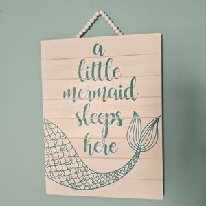 Mermaid Bedroom or Nursery Wall Decoration